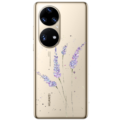 Husa Huawei P50 Pro, Silicon Premium, Lavender Feelings